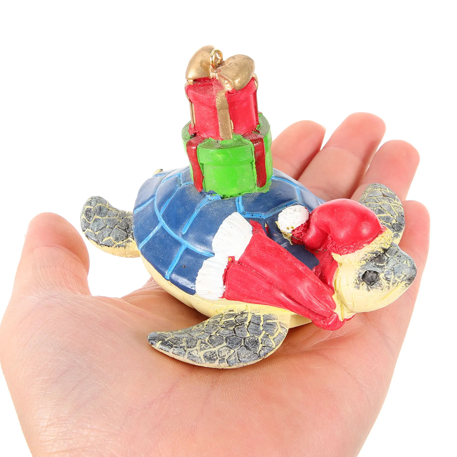 

Resin Christmas Turtle Hanging Decoration Xmas Tree Ornament Indoor Home Decor Festive Holiday Gift Xmas Ornament