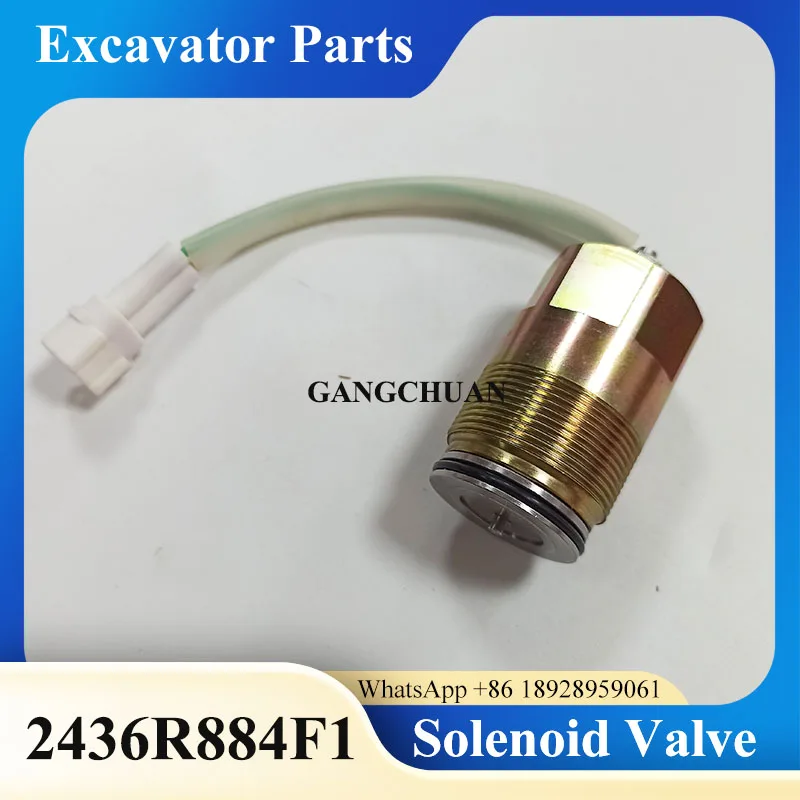 2436R884F1 Hydraulic Pump Solenoid Valve 2436R884F1 for kobelco sk200 sk210 sk100 excavator parts