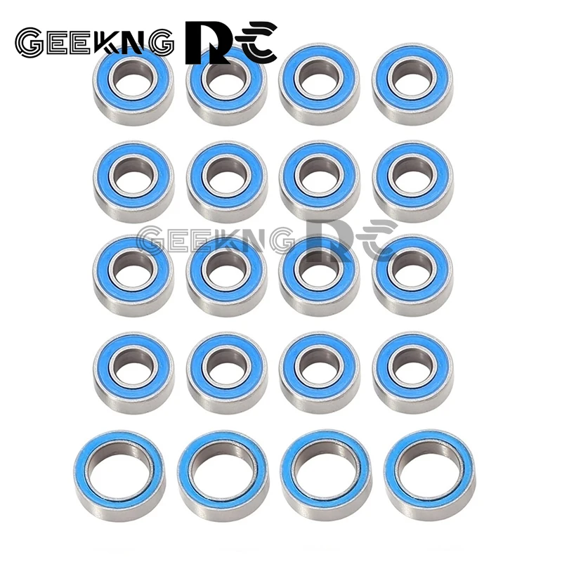 

16pcs Sealed Bearing Kit for Tamiya TT-02B TT02B 1/10 RC Car Upgrade Parts Accessories