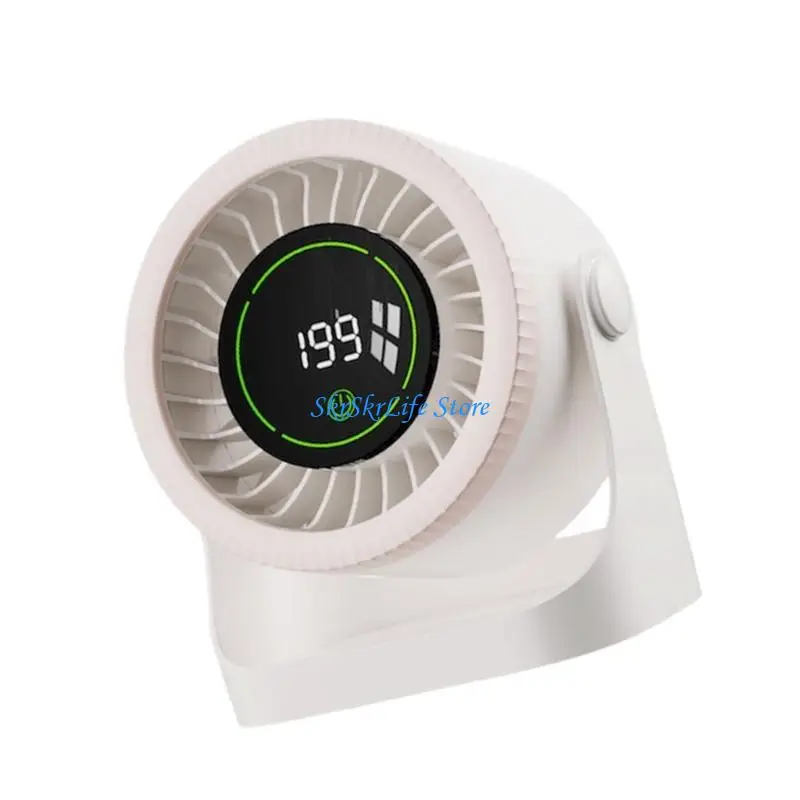 

E65E Energy Efficient USB Powered Desktop Fan With 1.5H Quickly And Strong Vortexes Wind For Workspaces
