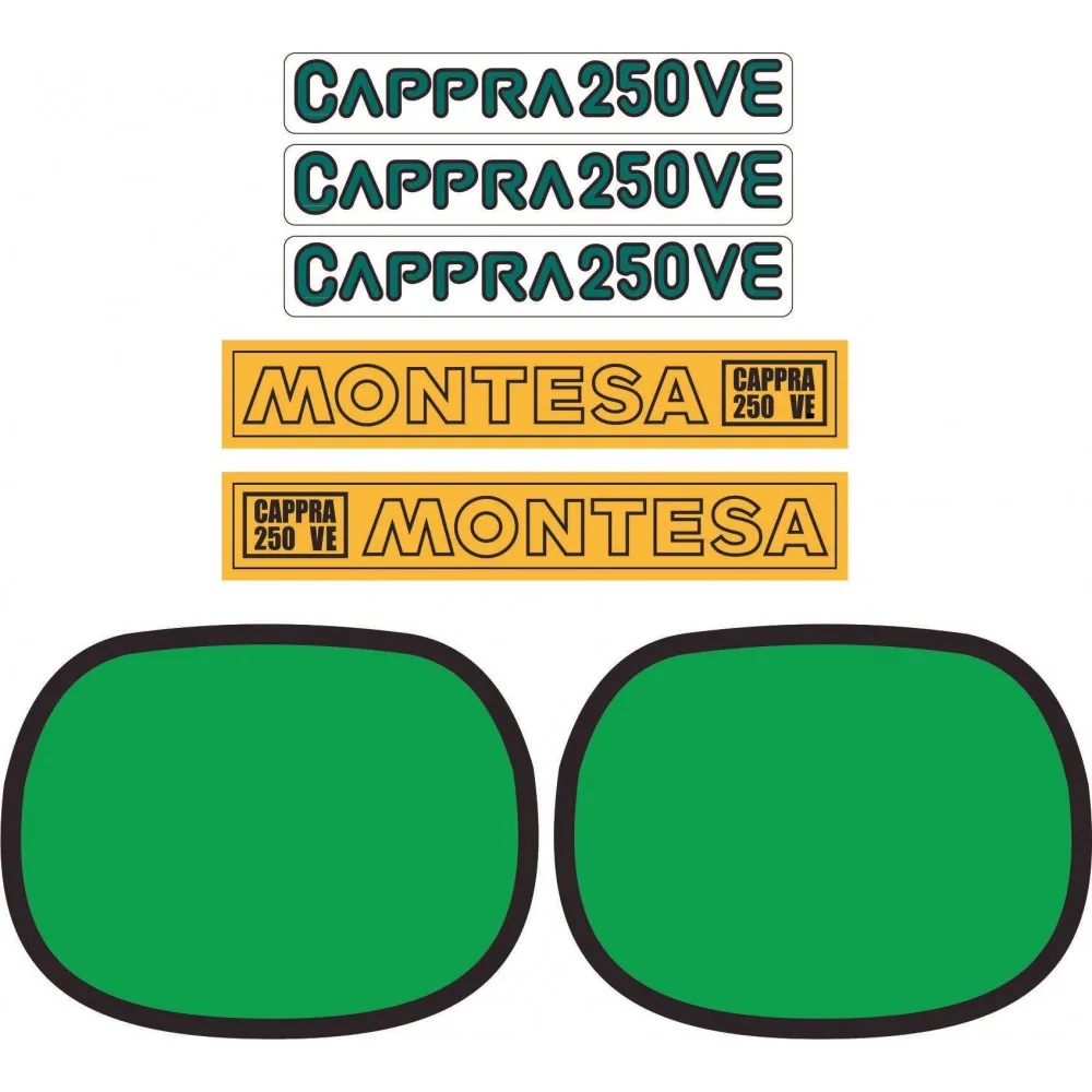 Classic Motorcycle compatible stickers  Kit Montesa Cappra 250 VE