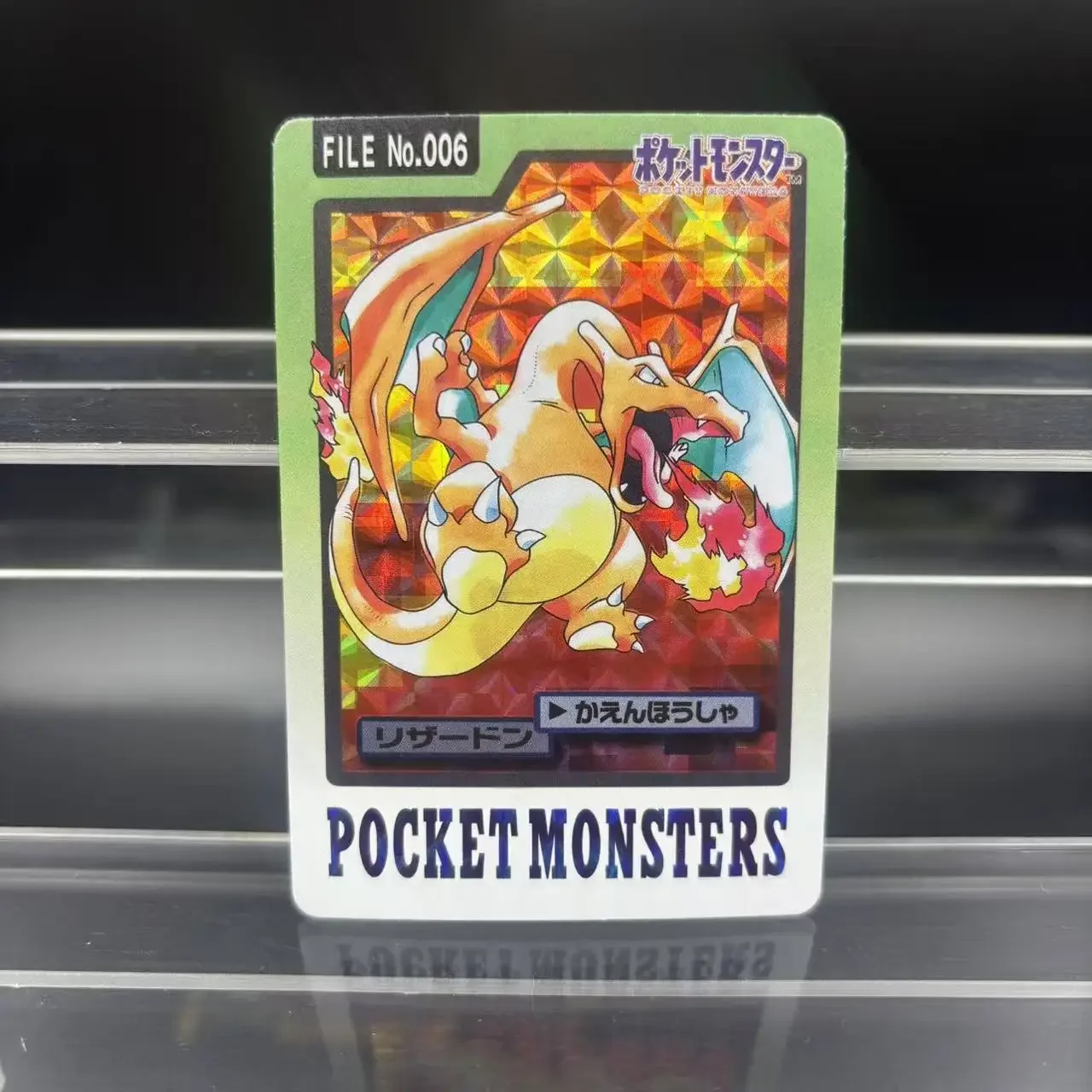 1997 PTCG وحوش الجيب Charizard Blastoise Eevee لتقوم بها بنفسك بطاقة واحدة ذاتية الصنع لعبة كلاسيكية بطاقة أنيمي لعبة هدية #2