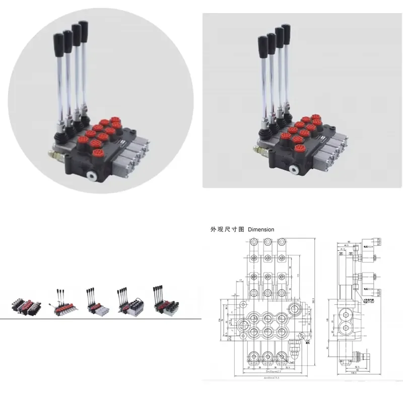 for Manufacturer Wholesale Agricultural Machinery Hydraulic Single Lock Directional Control Valve