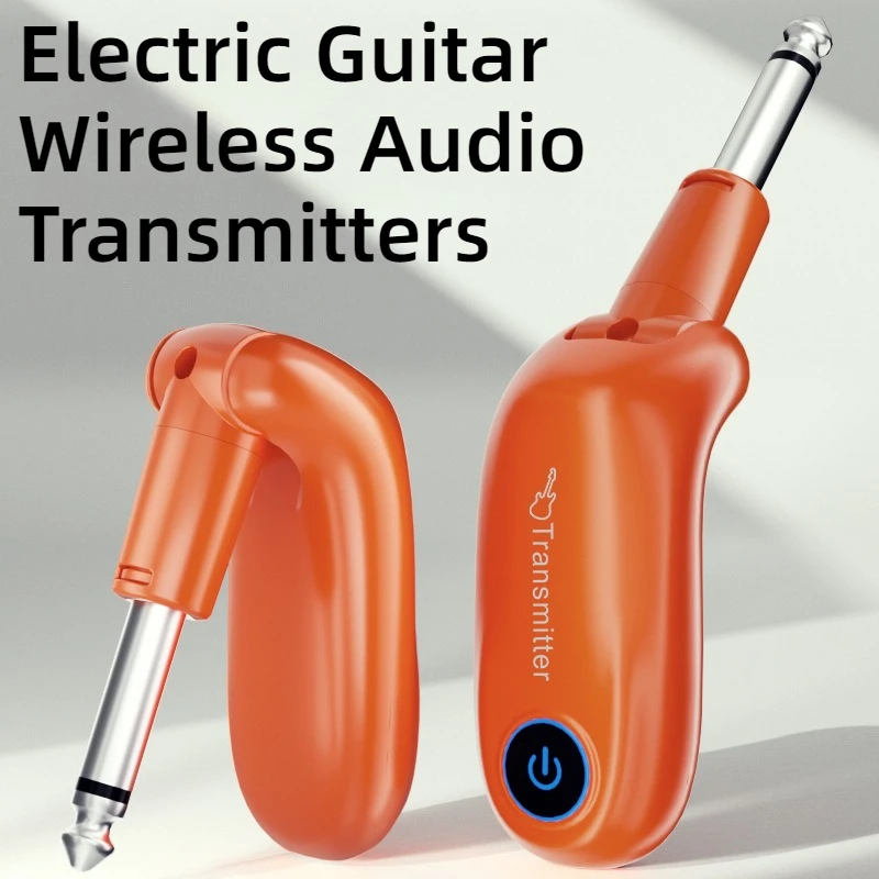 Transmetteurs Audio pour guitare électrique ABS, transmetteurs Audio sans fil rotatifs et stables à faible latence, accessoires pour instruments de musique