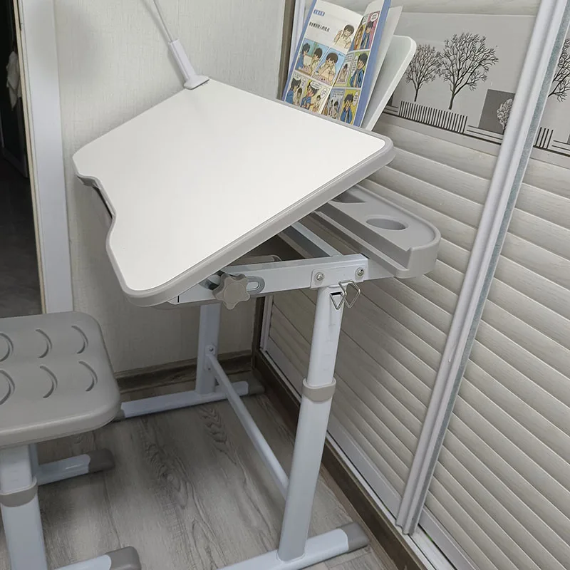 مجموعة كراسي طاولة دراسة خشبية حديثة قابلة للتعديل لأثاث المنزل والمدرسة للأطفال #4