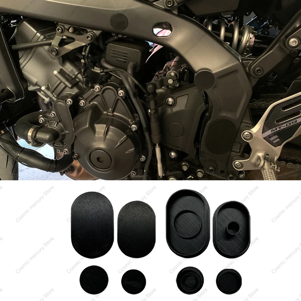 MT09 SP Frame Hole Cover Caps Plug For YAMAHA MT 09 MT-09 SP 2021 2022 2023 2024 2025 Motorcycle Frame Cap Decoration Kit