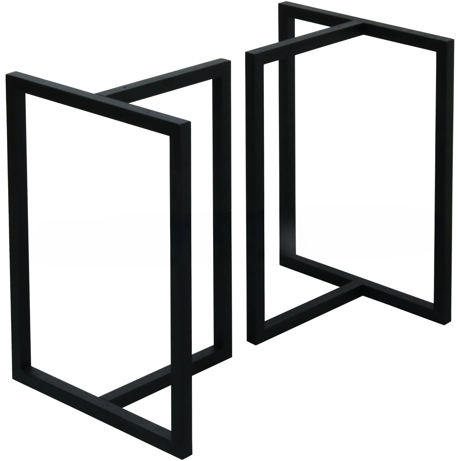 Industrial Country Style Heavy Metal Furniture Table Legs Computer Table Legs Metal Table DIY with Rubber Floor Protection