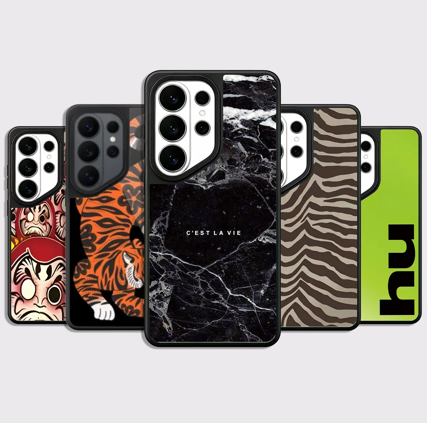 Black White Marble Zebra Pattern Mirror Surface Magnetic Phone Cover for Samsung Galaxy S23 S24 S25 S26 Ultra S26+ Plus Case