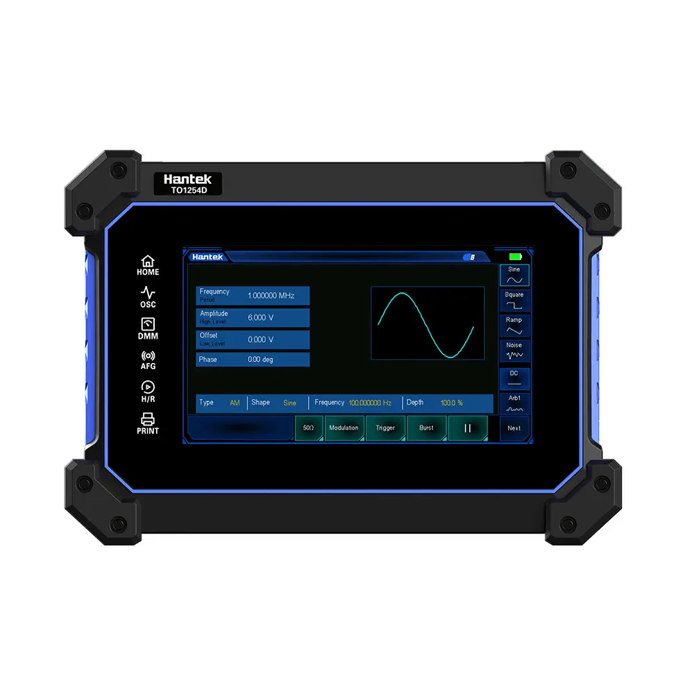 Hantek TO1254D TO1204D TO1154D Touch Screen Digital Oscilloscope 4 Channels USB Oscilloscopes + Signal Source +Multimeter Tester