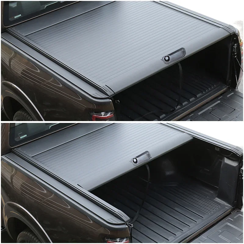 Hard Tri-fold Tonneau Cover Waterproof Anti-Theft Pickup Truck Bed Cover for Toyota Hilux Vigo SR5 Revo Tacoma Tundra