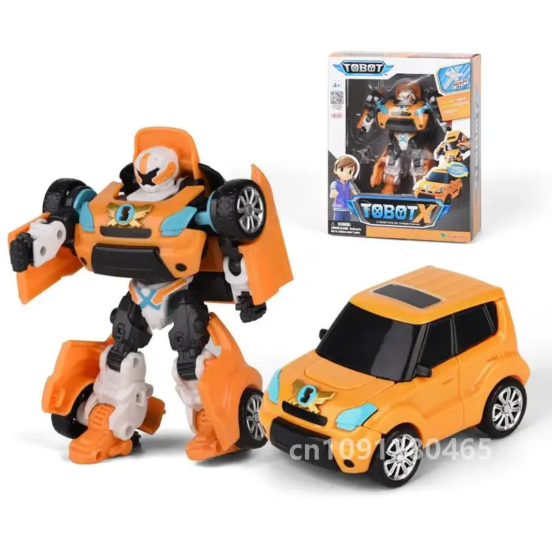 ABS Tobot Transformation Robot Toys Korea Cartoon Brothers Anime Deformation Car Airplane Toys for Child Gift