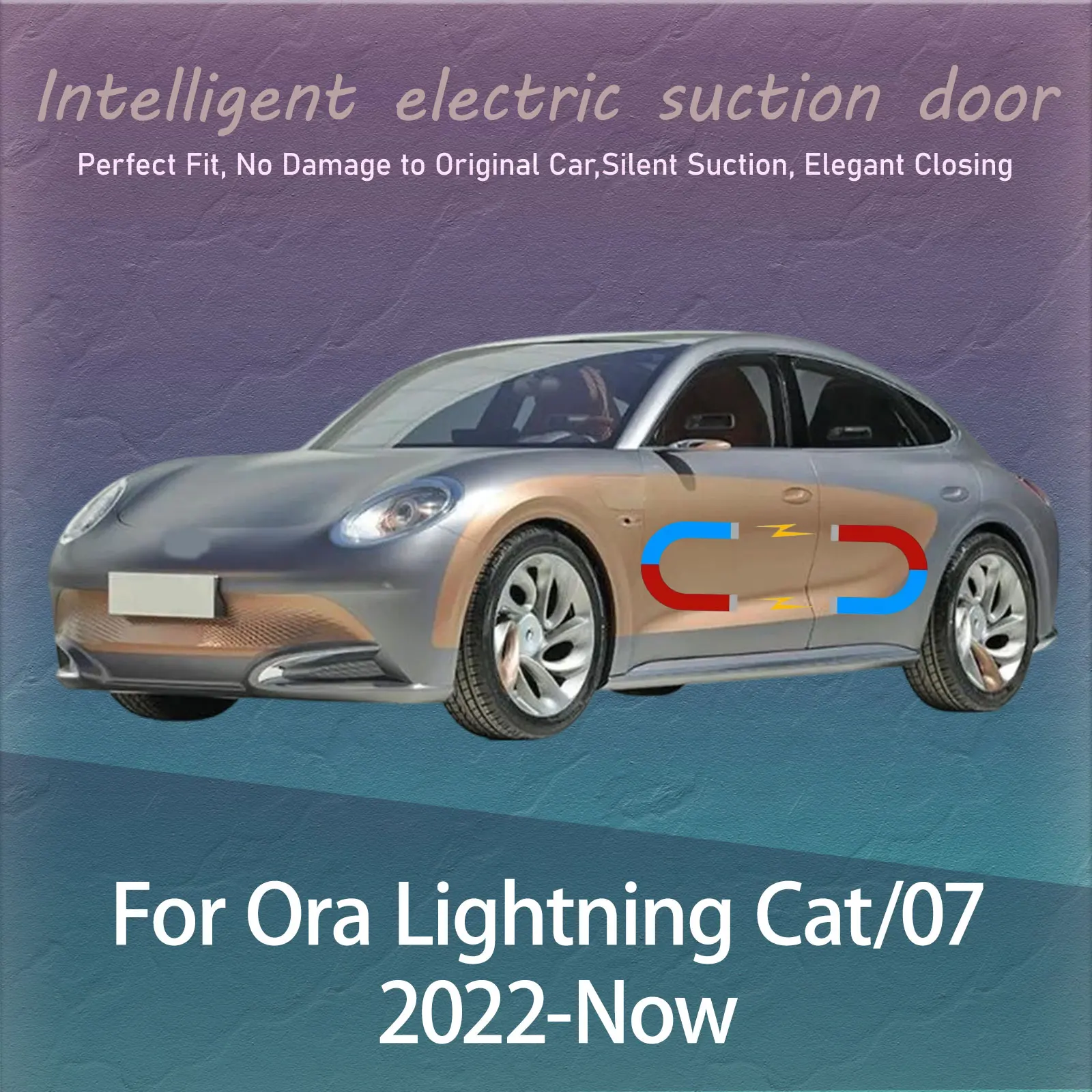 

Electric Soft Close Door Kit For Ora Lightning Cat/07 2022-Now Auto Silent Anti-Slam Suction Door System Automatic Closing Latch