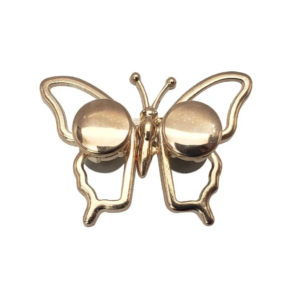 New Alloy Butterfly Waist Buckle Butterfly Shape Detachable Clothing Waist Buckle Adjustable No Sew Waist Cinch Buckle Dresses