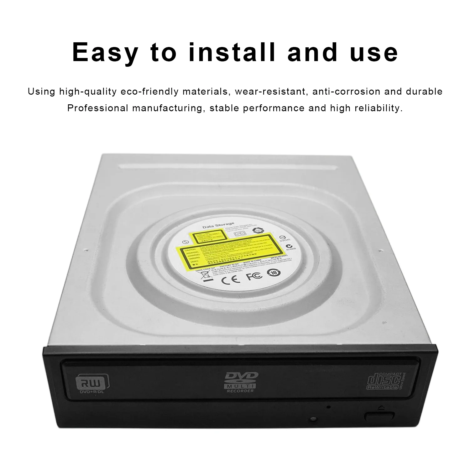 

Internal 3.5 inch 24x SATA DVD RW Burner Drive for PC Desktop Windows XP 7 8 10, Gaming Consoles, Home Theater Systems