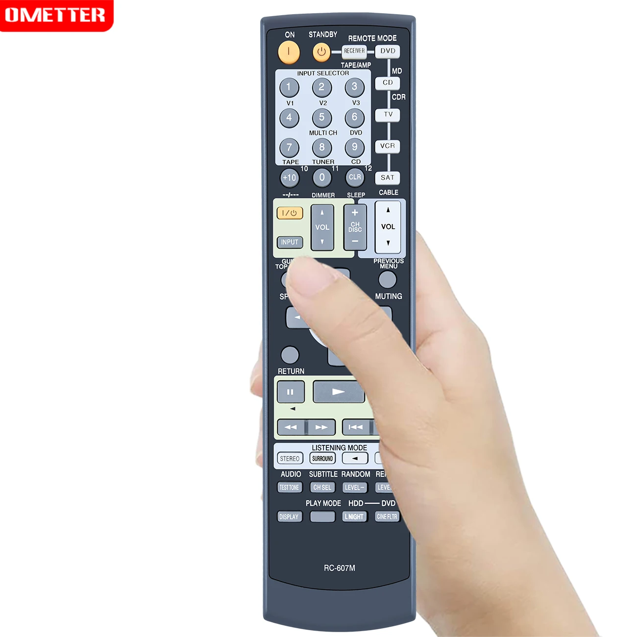 New RC-607M Remote Control For Onkyo AV Receiver TX-SR503 TX-SR8350 TX-SR503E