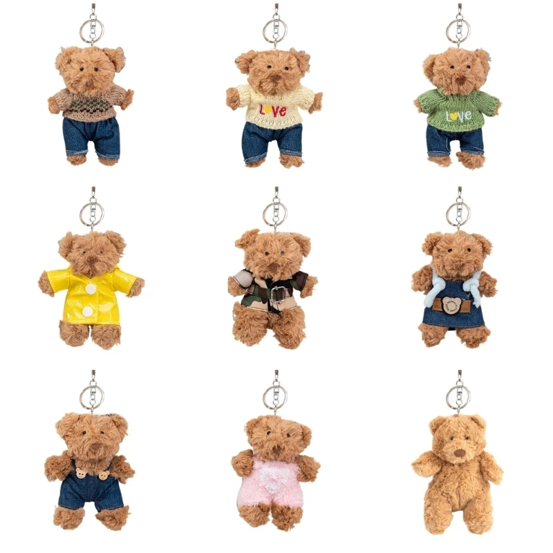

F42F Нежная сумка-подвеска с мультяшным медведем, куклы, идеальный подарок для женщин, детей и взрослых