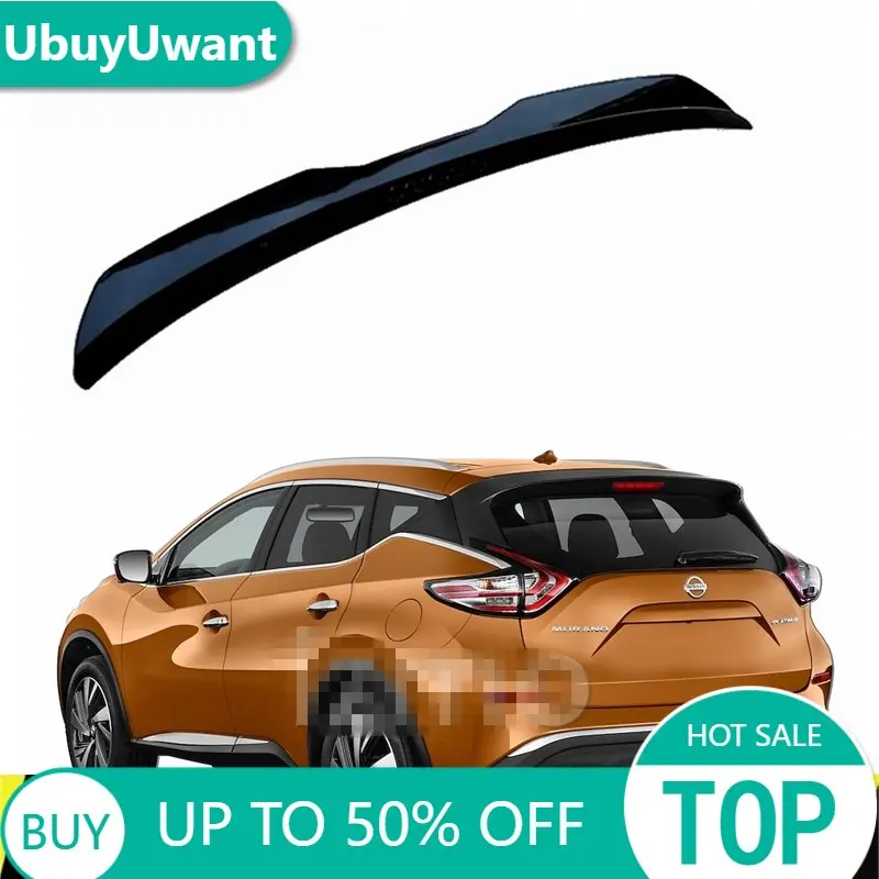 Rear Roof Lip Spoiler For Nissan Murano Spoiler 2020 2021 Window Gloss Black Accessories ABS Plastic Car Rear Trunk Wing