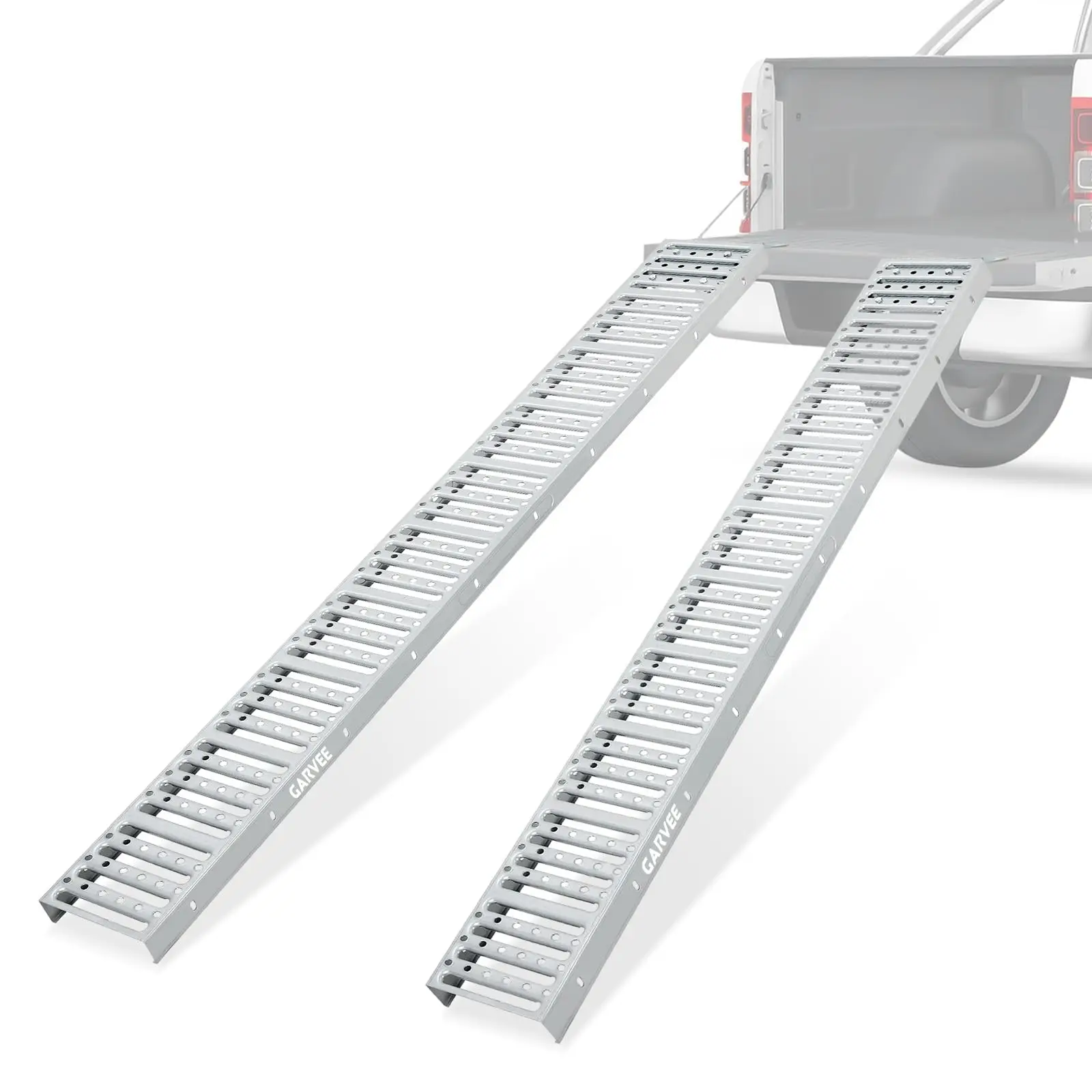 72"x9" Schwerlast-Stahl-Laderampen (2er-Pack) – 453 kg Tragkraft, tragbare Rampen für LKW-Anhänger