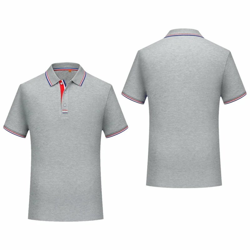 Summer Causal Polo Shirt Custom Logo Text Company Group Picture Embroidery Personal Design Breathable Men Women Short Sleeve Top