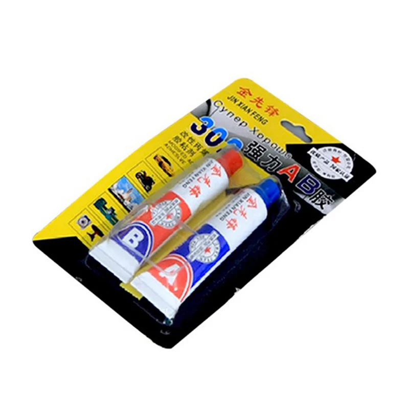 2pcs Super AB Glue Liquid Epoxy Resin Adhesive Metal Glass Wood Repair Tools