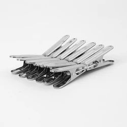 20pcs/lot Stainless Steel Clothes Clips Multipurpose Laundry Clothes Pegs Holders Clothespins Sealing Windproof Clamps Household