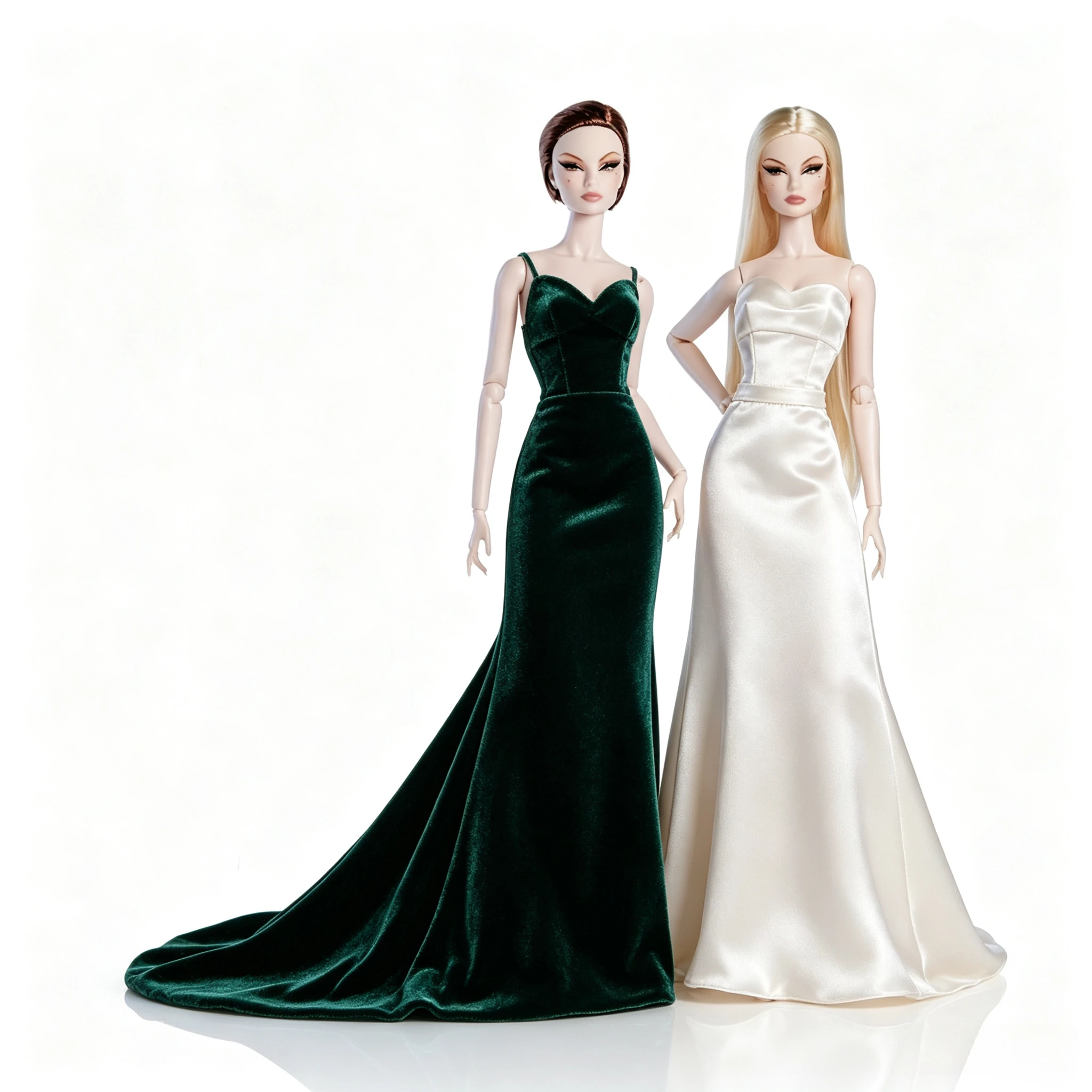 Nouvelle poupée Xianxian / poupée supermodèle de 32 cm avec peau blanche et cheveux brun doré / corps articulé à 12 points + tête / poupée 1/6