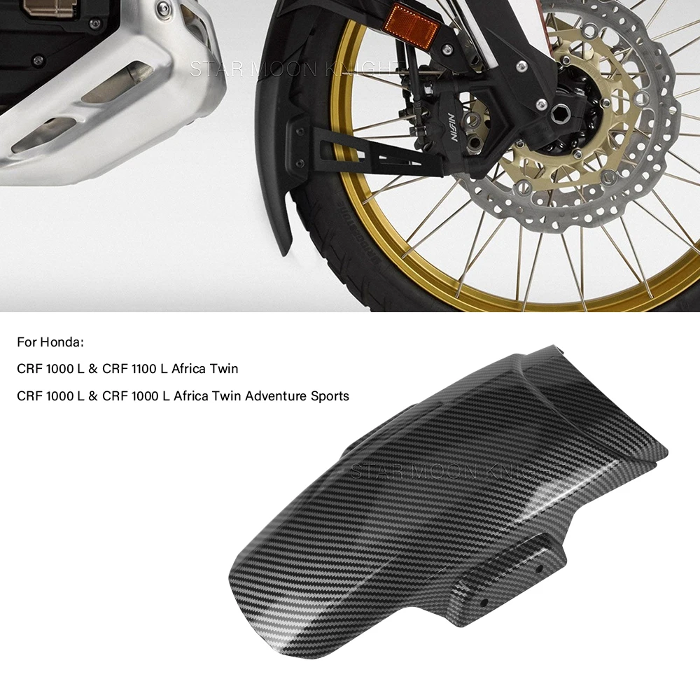 Front Fender Splash Guard For Honda CRF 1000L Africa Twin Adventure Sports CRF 1100 L Africa Twin Motorcycle Fender Extensions