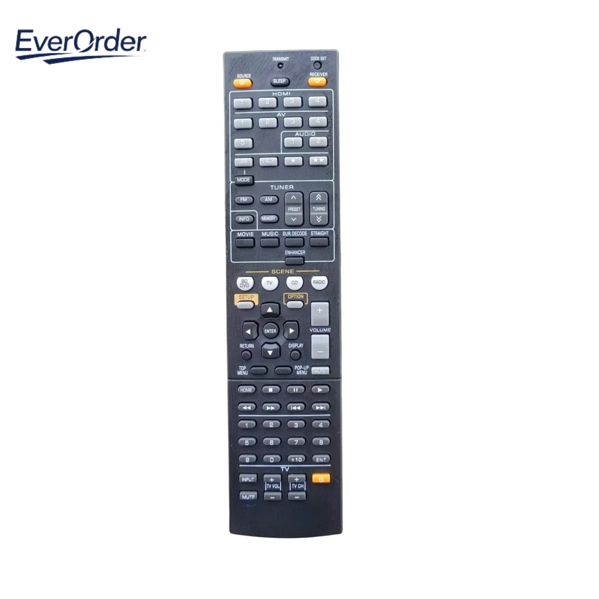 For Yamaha RAV293 WR00270 RAV432 WW51040EX RAV434 WW510600 RAV433 WW51050 ZA11350 AV Receiver Remote Control