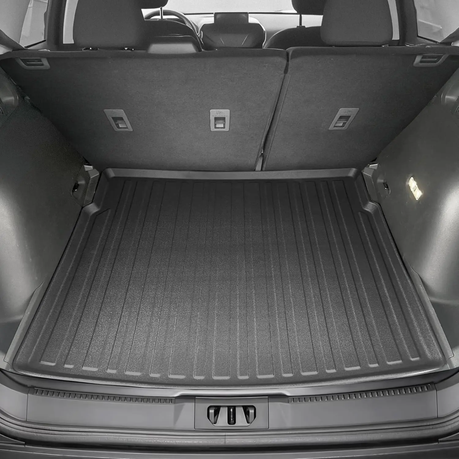 

Custom Fit Cargo Liner for Ford Bronco Sport 2021-2025 - All-Weather Protection - Black Trunk Mat