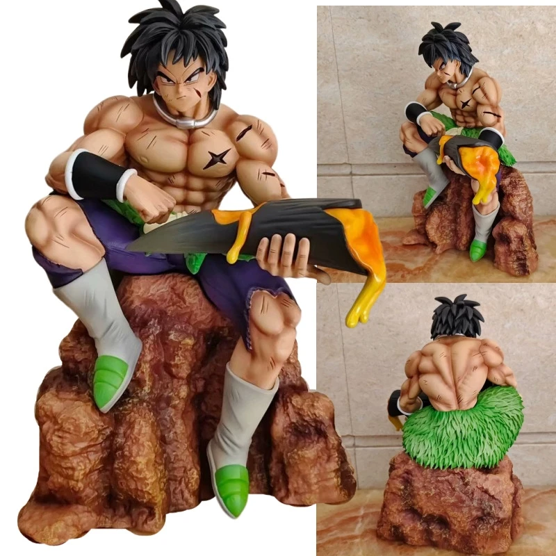 

22cm Dragon Ball Z Broly Anime Figures Dbz Broli Figurine Pvc Statue Collectible Doll Model Decoration Toys For Children Gift