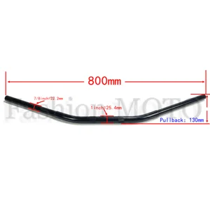 Guiador da motocicleta para escuteiros indianos Hussar Bobber, volante personalizado, Zero Drag Bar, 1 10 principais vendas indian scout guiador - №1