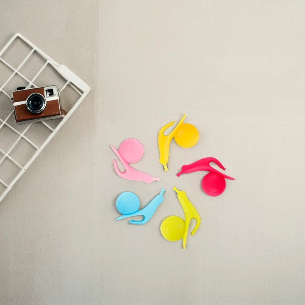 

20pcs Tea Bag Stand Cute Accessories Snail Shaped Holder Drink Markers Silicone Reusable Party Decorations Tea Accessories Mug