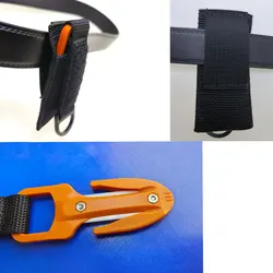 Ceramic Blade Scuba Diving Cutting Special Knife Line Cutter Underwater Knife Spearfishing Sheath Safety Emergency Holder