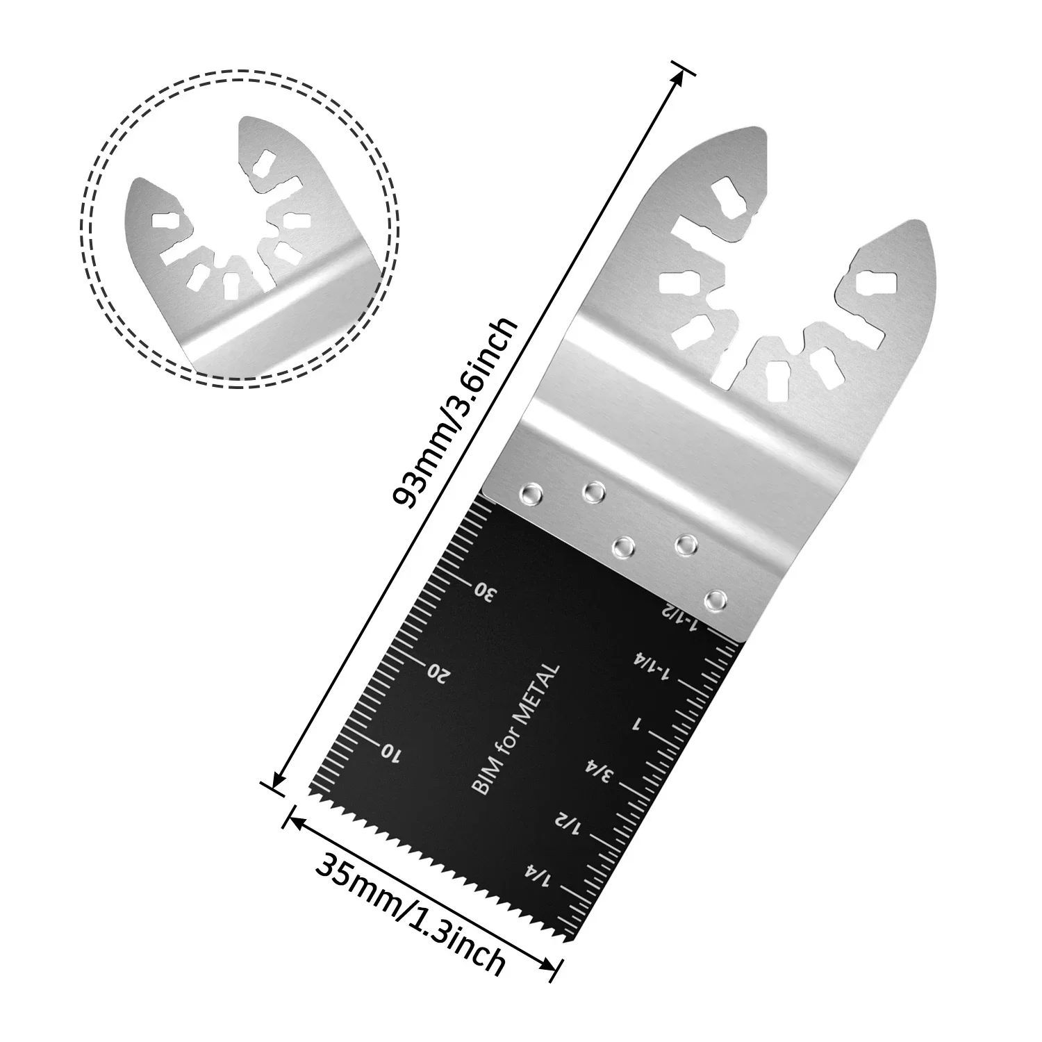 Oscillating Saw Blades Set Multi Tool Blades Set Metal Carbide Wood Cutting Bi-metal Precision Saw Blade For Dewalt Makita Bosch