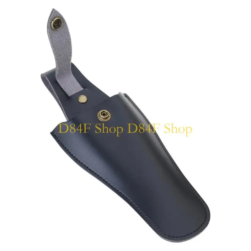 D84F Premium Leather Scissor Sleeve Protectors Tool Carriers For Safe Storage And Easy Carrying With Secure Buckles Design