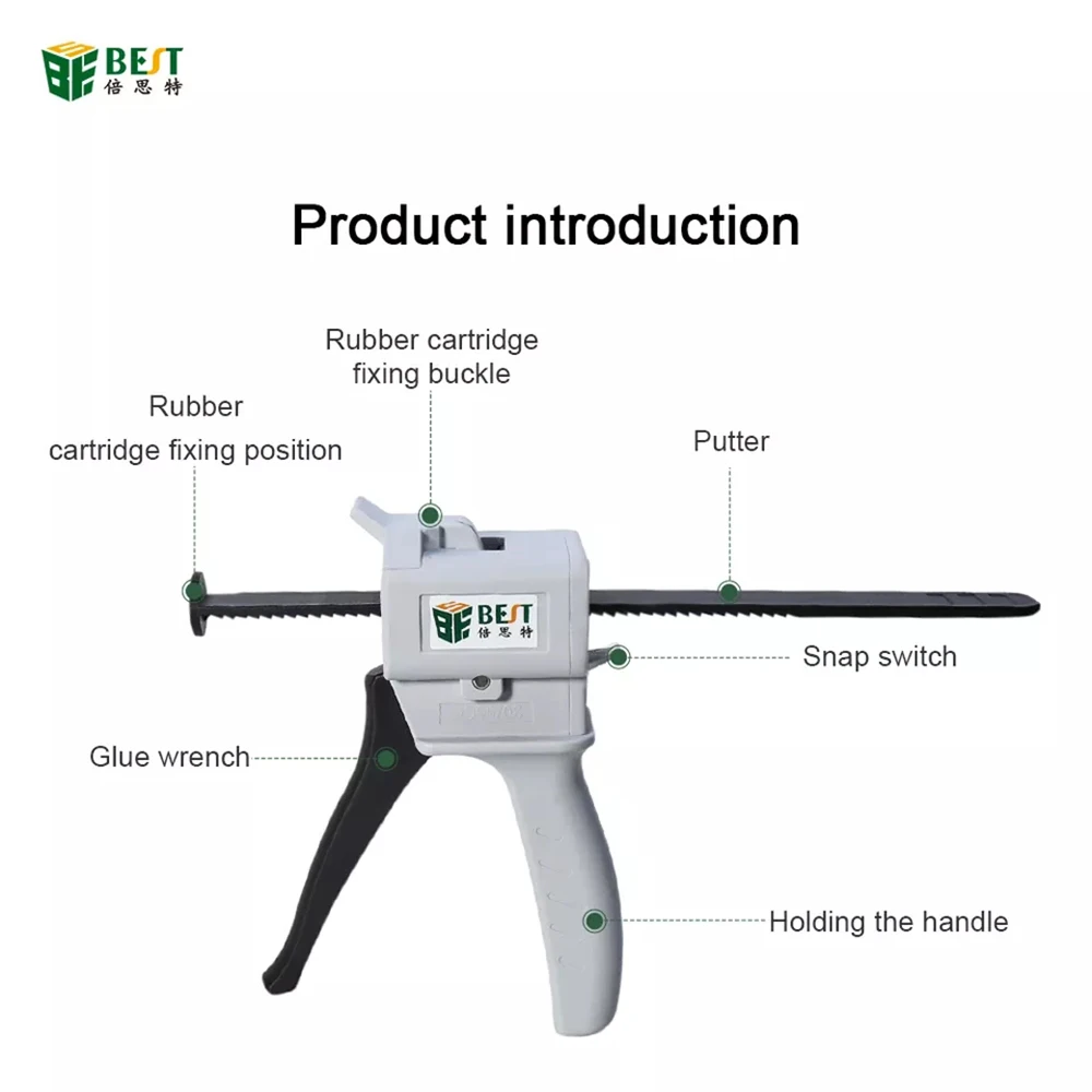 Manual Glue Gun 30/55cc Solder Flux Dispenser Welding Oil Solder Paste UV Needle Booster Universal Propulsion Tools