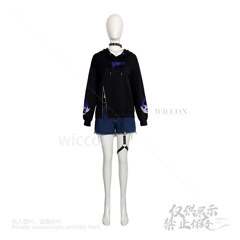 مشروع Sekai AZUSAWA KOHANE Shiraishi تي شيرت زي ملون للمسرح ملابس تنكرية فستان الهالوين شعر مستعار مخصص