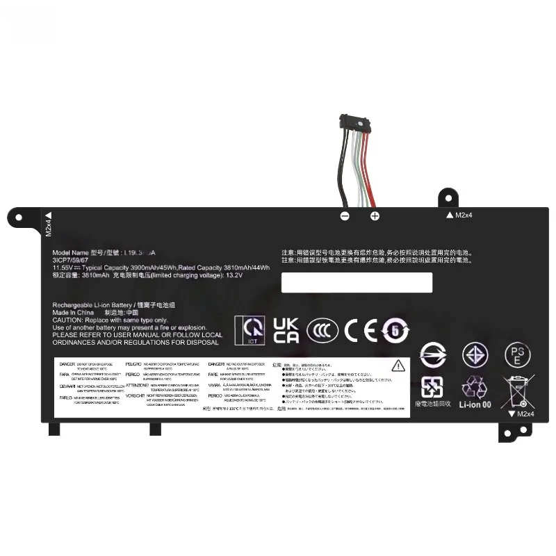 L19L3PDA 3900mAh Laptop Battery for Lenovo ThinkBook 14 15 G2 G3 G4 Lithium Rechargeable Battery