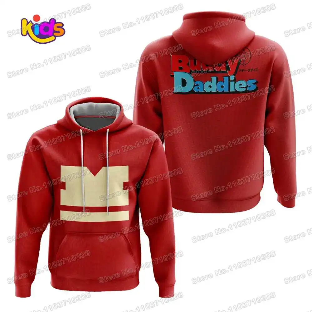 Warm Running Sportswear Buddy Daddiess-Hoodie Anime Fishing Camping  Kids's Hoodie Harajuku Autumn Winter Streetwear Clothe