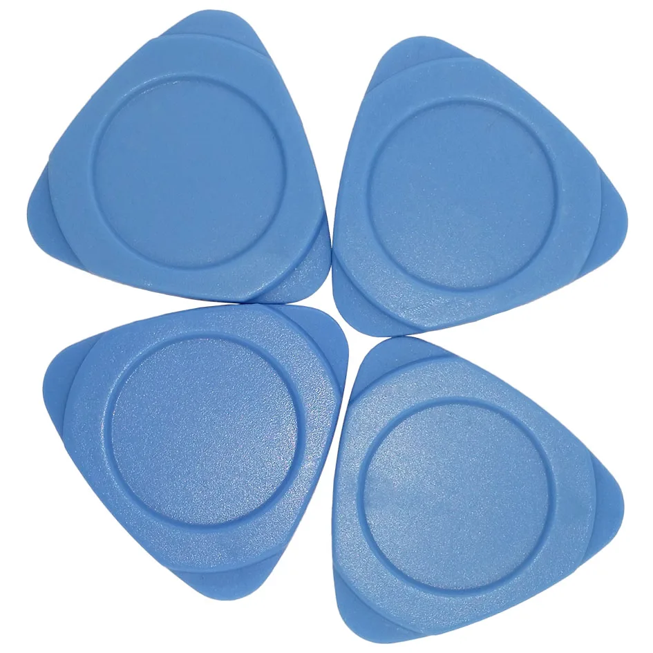 Thicker Blue Plastic Trilateral Pick Pry Tool Prying Opening Shell Repair Tools Kit Triangular Plate for Cell Phone Screen Open