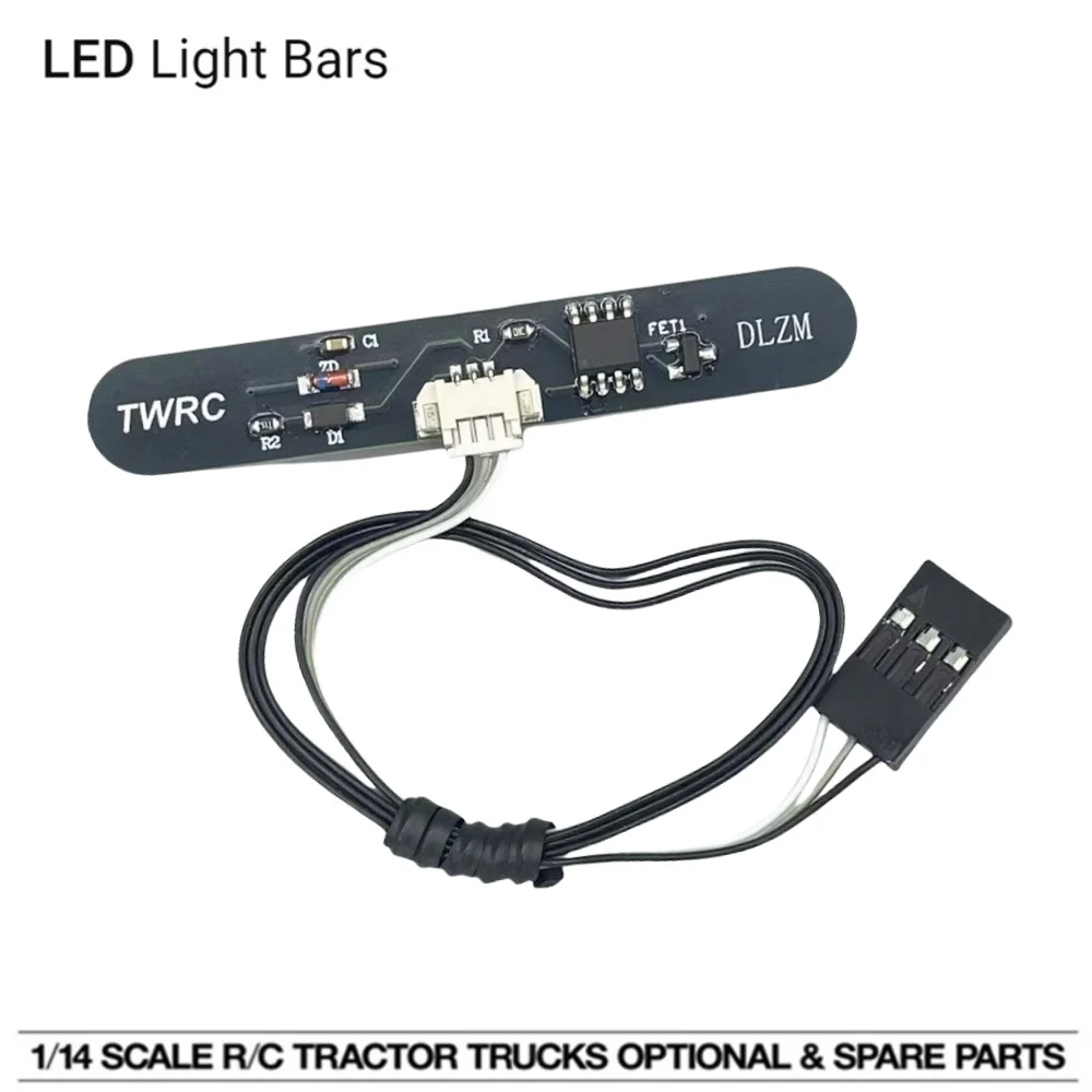Luz de cabine com controlador lâmpada interior modelo led atualização para 1/14 tamiya rc scania 770s homem volvoo controle remoto tipe caminhão