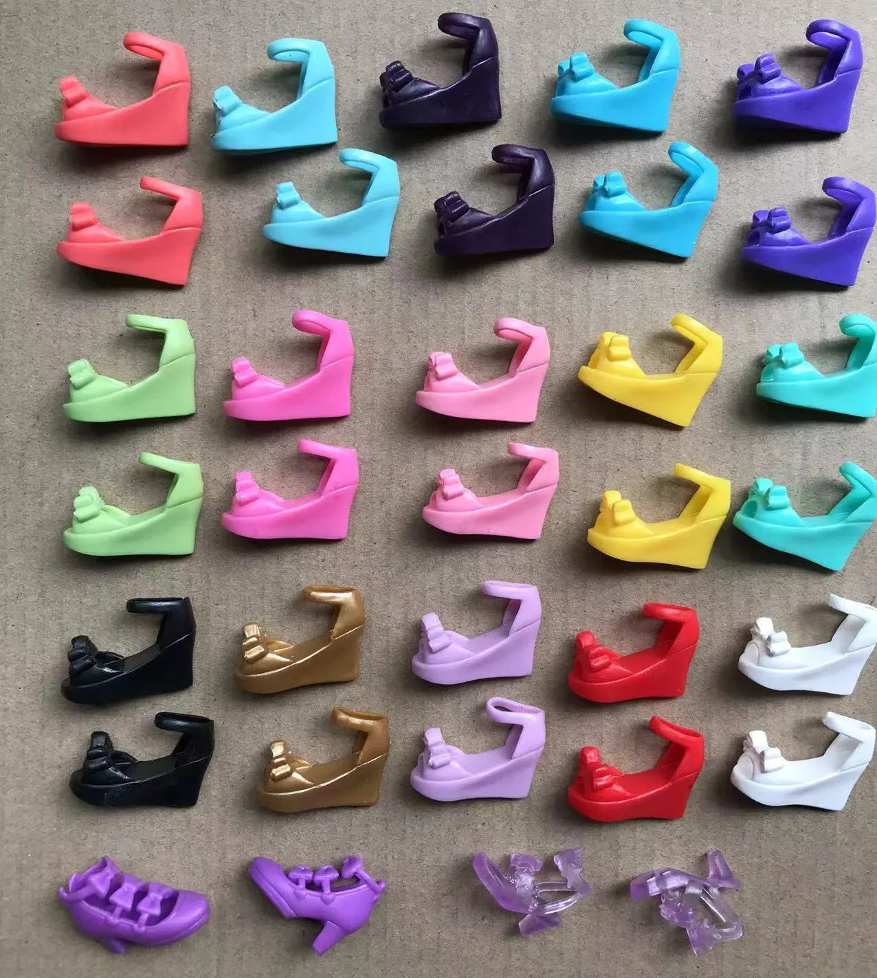 1/6 Puppe Schuhe Sandalen Bunte Puppe Zubehör Kinder DIY Puppe Dekoration Teile Original Puppe Dekore Schuhe – Detail 7