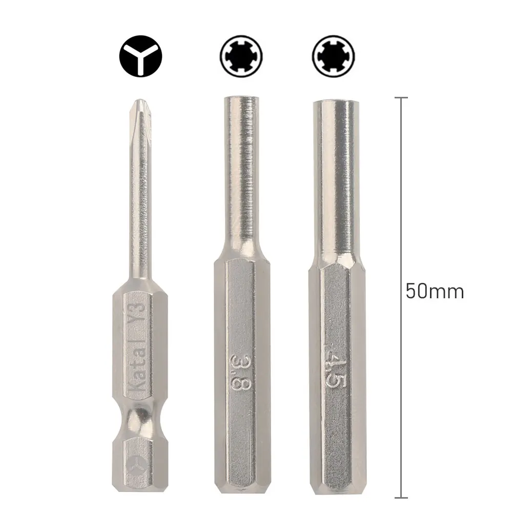 3.0mm Y1 Tripoint Bit + 3.8mm 4.5mm Security Bit with Screwdriver Handle for Nintendo NES SNES N64 Wii NDS GBA Game Cartridge