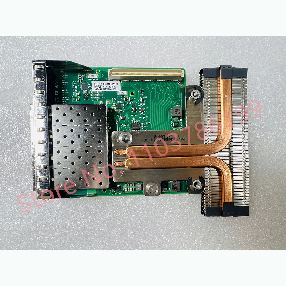 For Dell Four-Port 10Gb Optical Fiber Network Daughter Card X710-DA4 68M95 R730/40