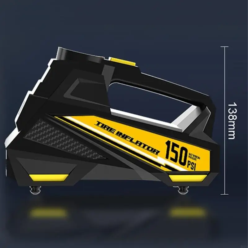 Compressor ar para carro, fácil transportar, display digital, luz led, inflador pneus, inflação rápida, bombas pneus