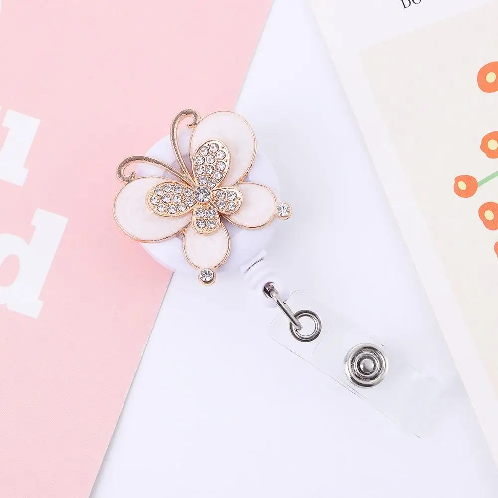 Name Card Elephant Chest Card Work Card Clips Hospital Badge Holder Nurse Badge Clip ID Card Clips Retractable Badge Reel