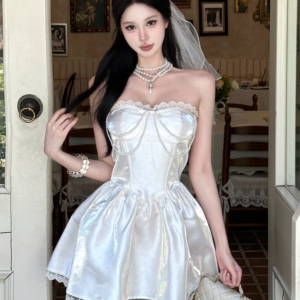 

Платье в стиле Лолита, пышное, с высокой талией, на молнии, без рукавов, разноцветное, для дня рождения, свадьбы