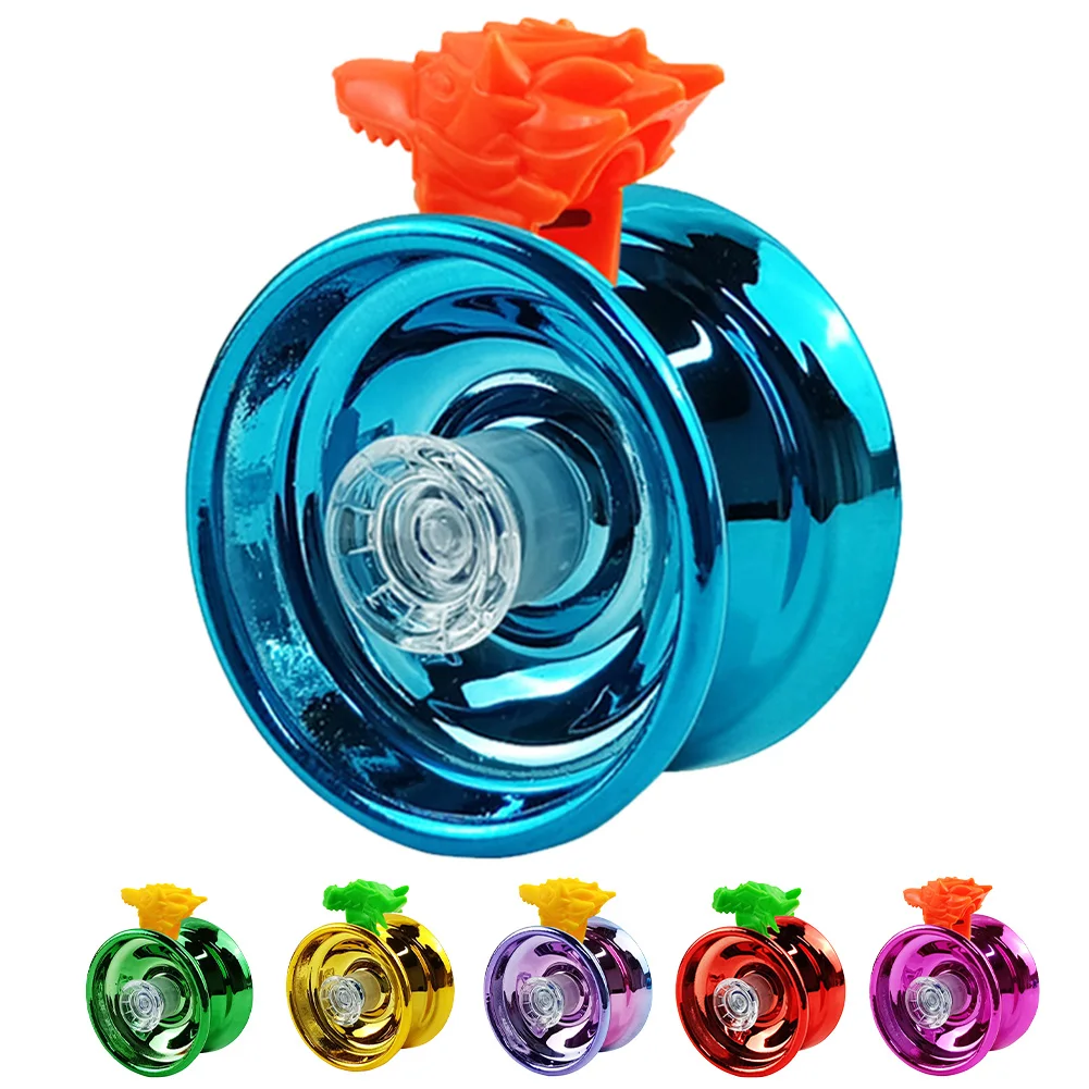 1 Pc Alloy Yo-yo Professional Colorful 3 Bearing Metal Yoyo With Ring String Toys For Boys Girls Birthday Gifts