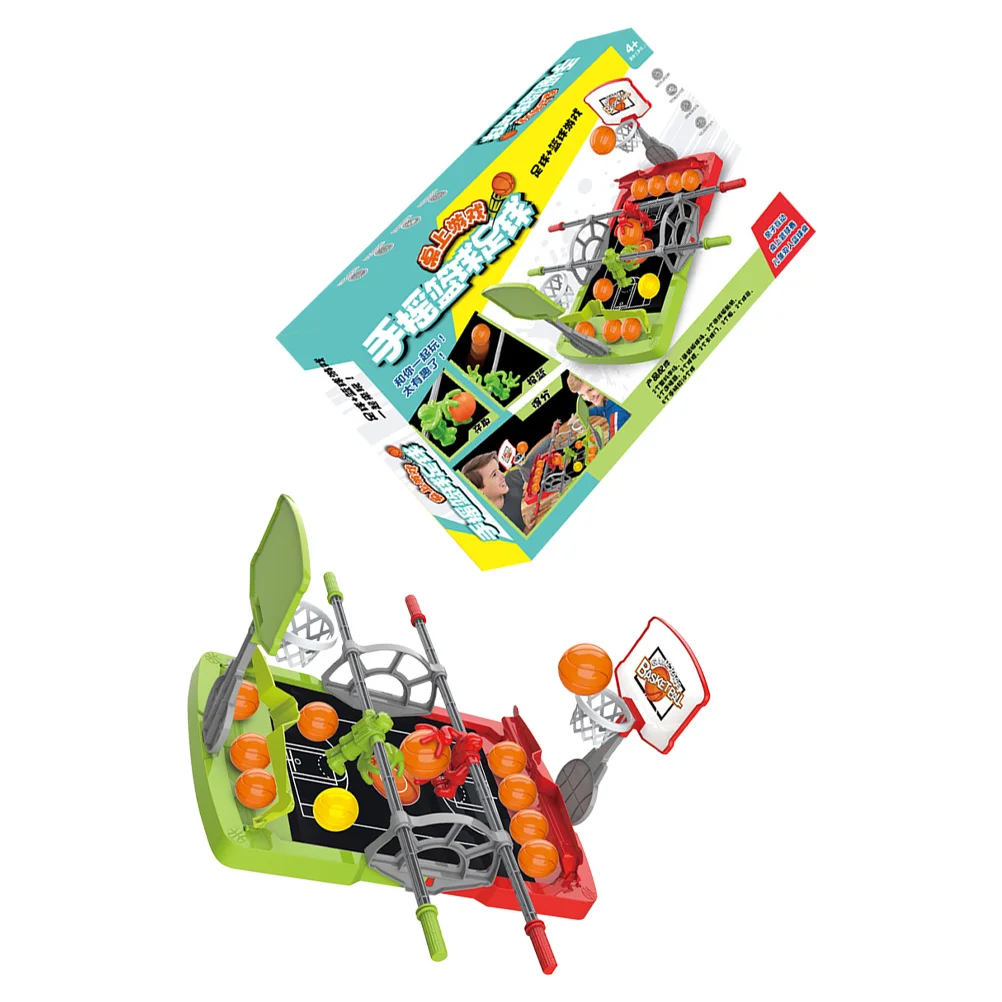 مجموعة واحدة من لعبة كرة السلة المكتبية، مادة ABS عالية الجودة، لعبة تفاعلية للأطفال، لعبة لوحية تعليمية ممتعة بين الوالدين والطفل