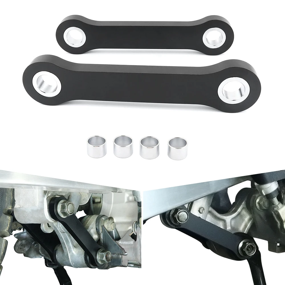 Motorcycle Rear Drop Lever Link For Kawasaki ZX6R 636 2003 - 2006 Suspension Cushion Connecting Lowering Link Extended Lower Kit